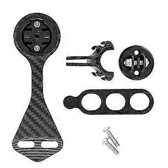 Suporte para ciclocomputador compatível com Cateye e Garmin, suporte de guidão leve em fibra de carbono para acessórios de ciclismo.