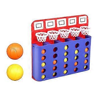 Desktop Fun Linking Shooting And Ball Game Machine Indoor 4 Consecutive Shots