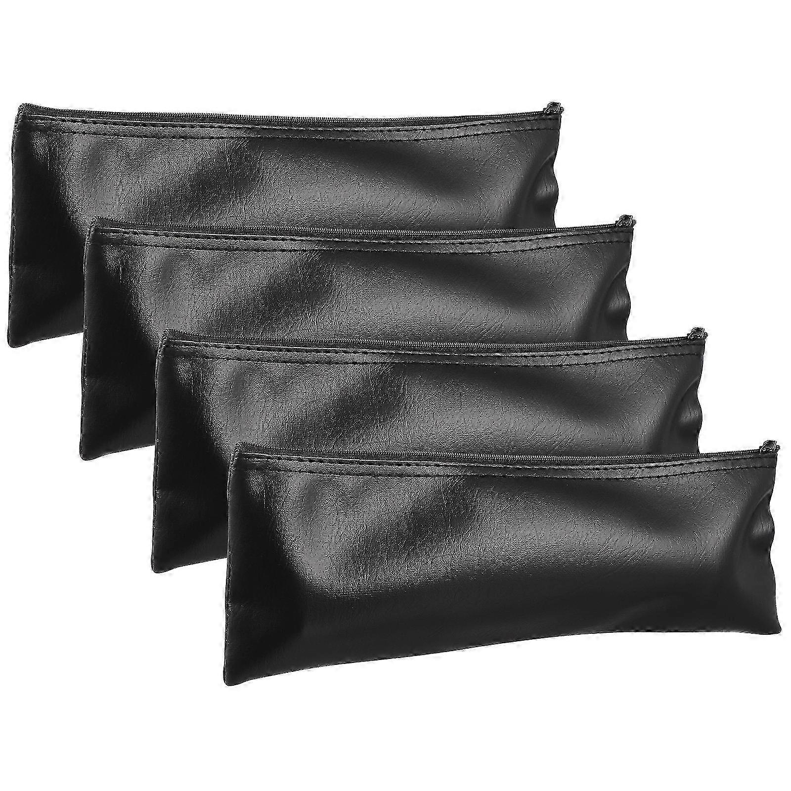 Microphone Bag Microphone Case for Mic 4Pcs PU Storage Pouch
