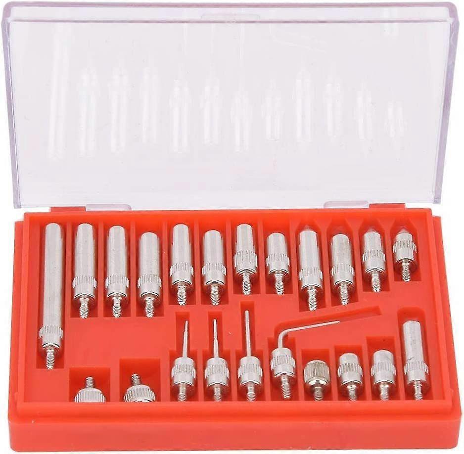22 Pcs Pointed Tip Dial Gauge Indicator Replacement Measuring Point Tip Set with Case