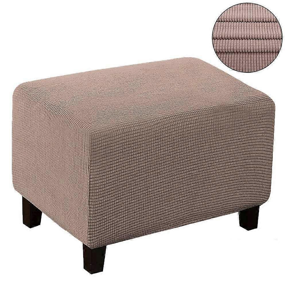 Elastic Protective Cover for Rectangular Footstool