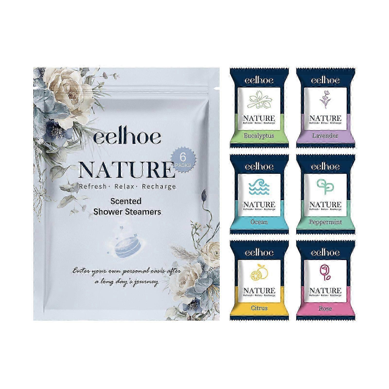 EELHOE Shower Sheet Deep Cleansing Moisturizing Skin Refreshing Portable Aromatherapy Bath