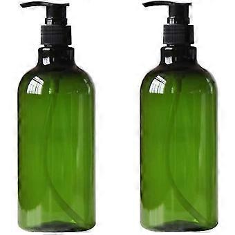 17oz / 500ml Vacío recargable Pet Botellas botellas De botellas de loción de bomba con tapas de bomba para emulsión cosmética Champú Gel de baño Ducha Toi