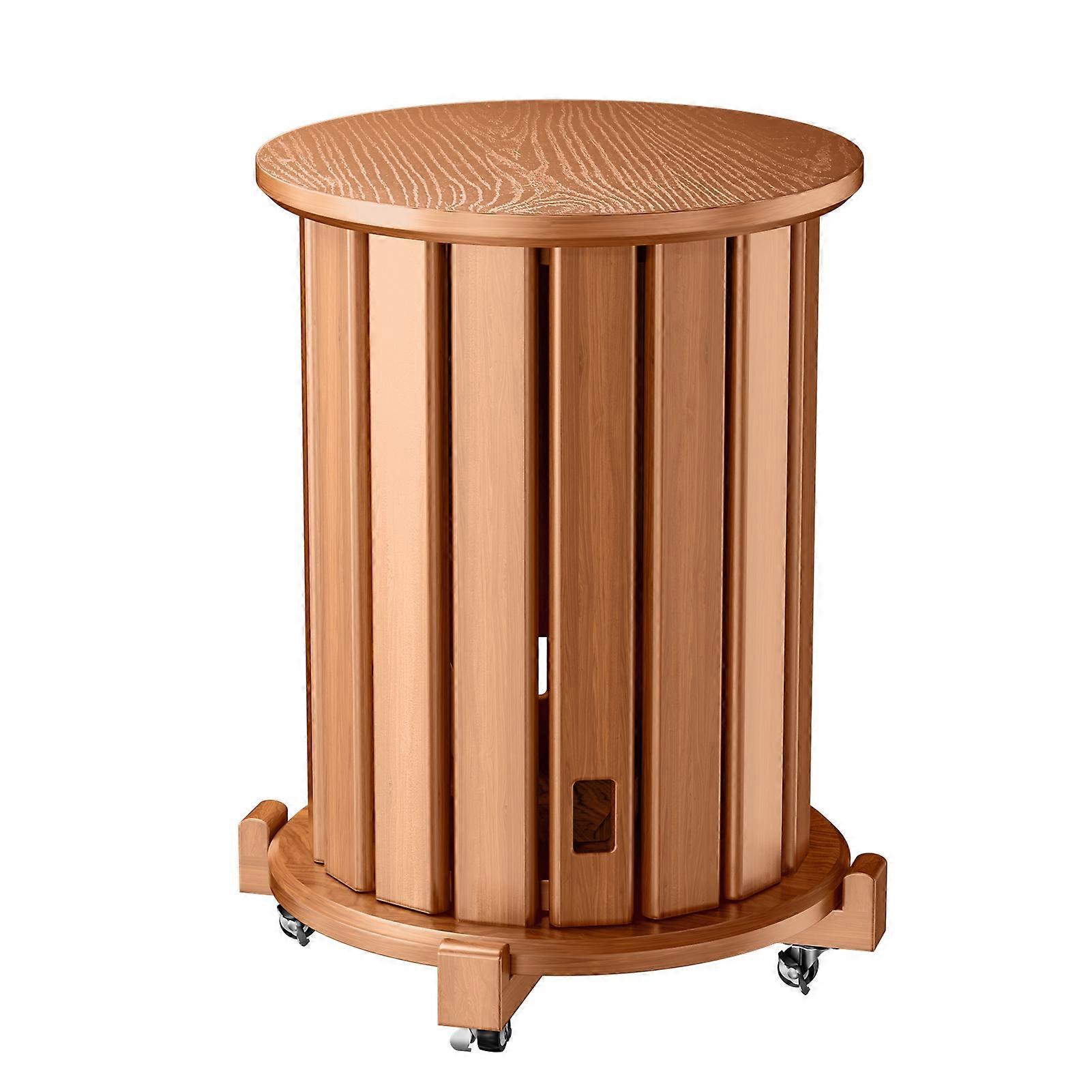 4 Pcs Stackable Stools with Wheels for Kitchen and Living Room