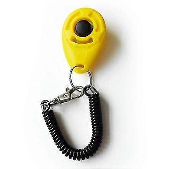 ZY6 Dog Training Clicker Pet Cat Plastic New Dogs Click Trainer Aid Tools Adjustable Wrist Strap