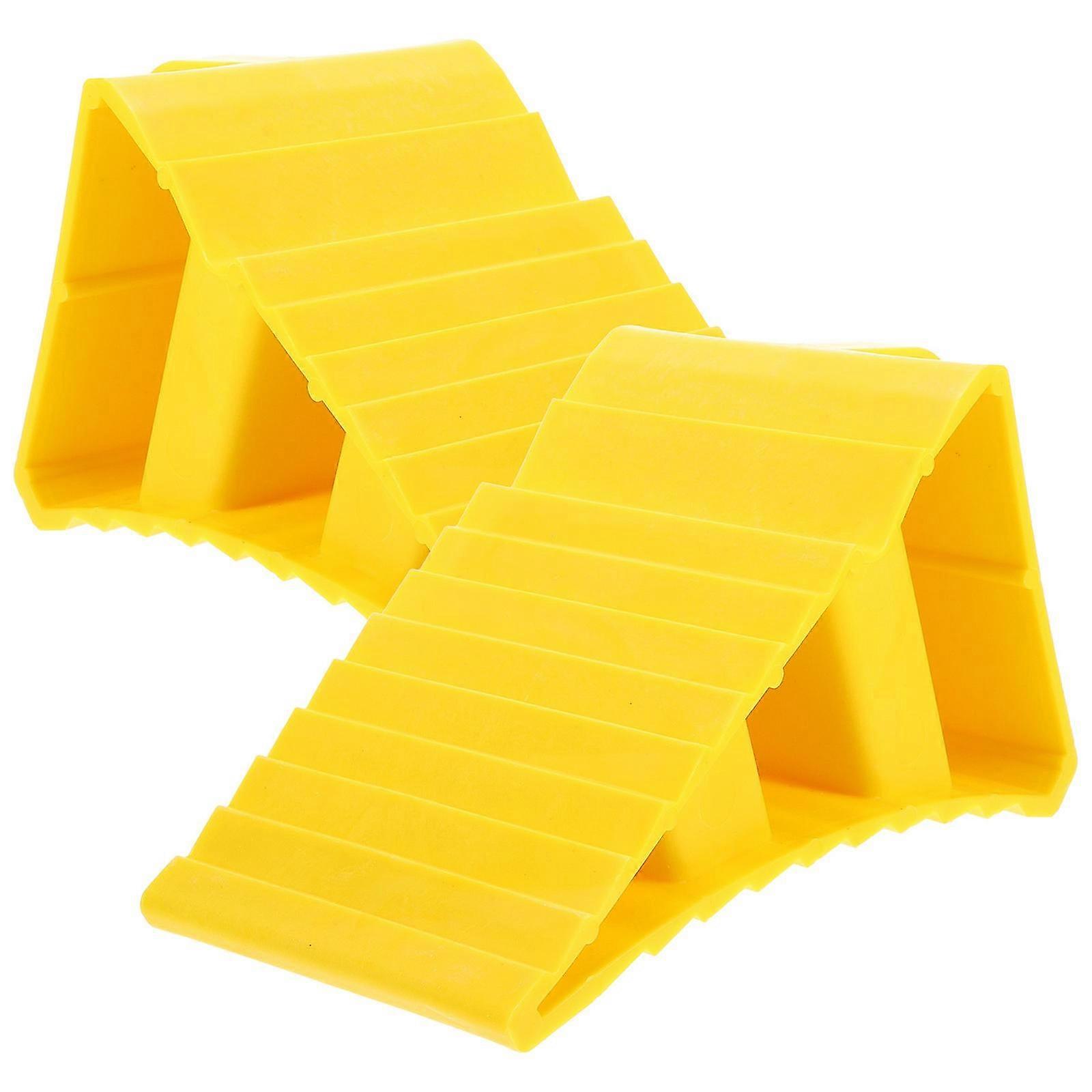 Car Wheel Chocks Tire Stopper Device 2Pcs Set