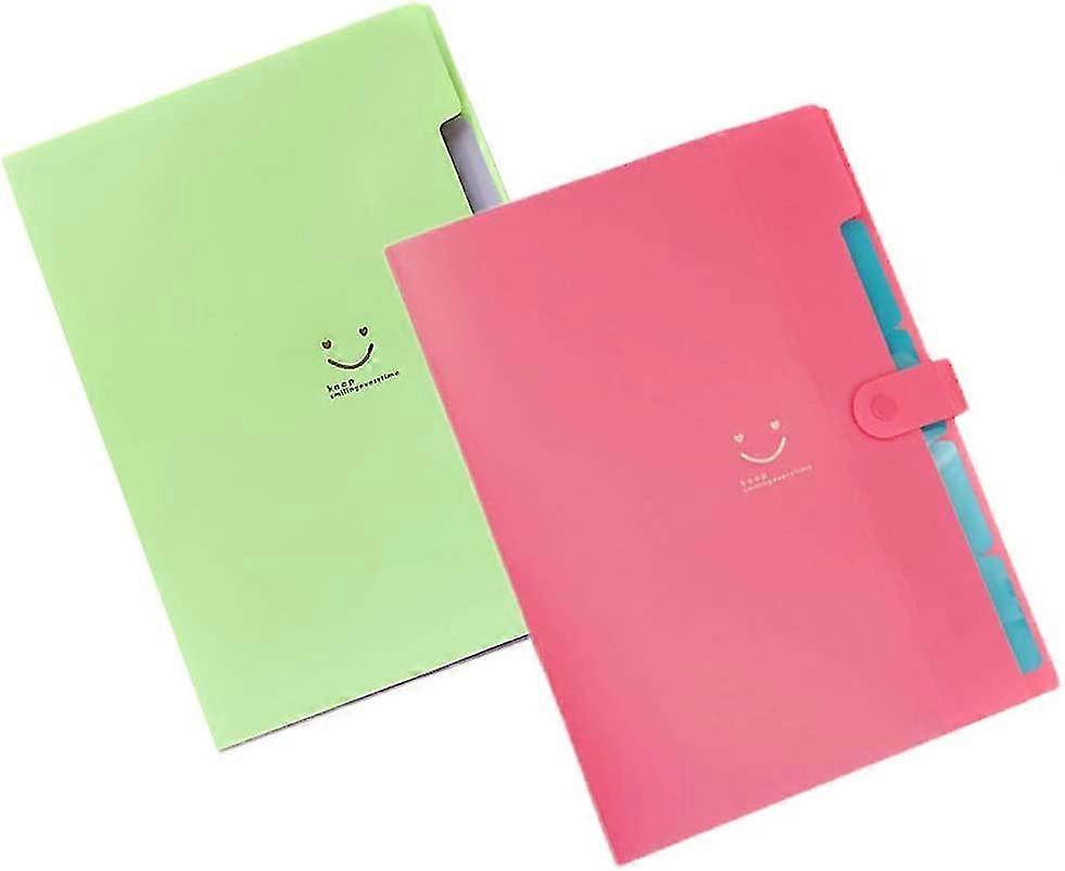 Compartment folder 5 compartments A4 document folder expand school folder documents folder organizer