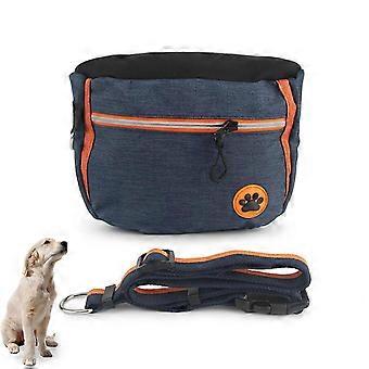 Adjustable Belt Multifunction Dog Reflective Waterproof Large Capacity Poop Bag Dispenser Pet Training Waist Bag