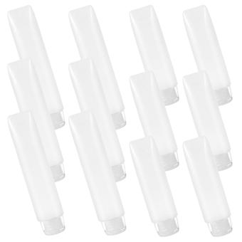 12pcs reizen gebruik make-up gezichtscrème opbergbuis draagbare cosmetische opslag slang fles