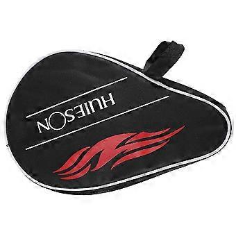 HUIESON One Piece Professional Ping Pong Case Cover with Balls Bag or Table Tennis Rackets Bat Bag Oxford(Black)HP