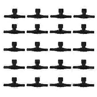 Air Valve Inline Tubing Connector for Fish Tank Aquarium 30Pcs Plastic