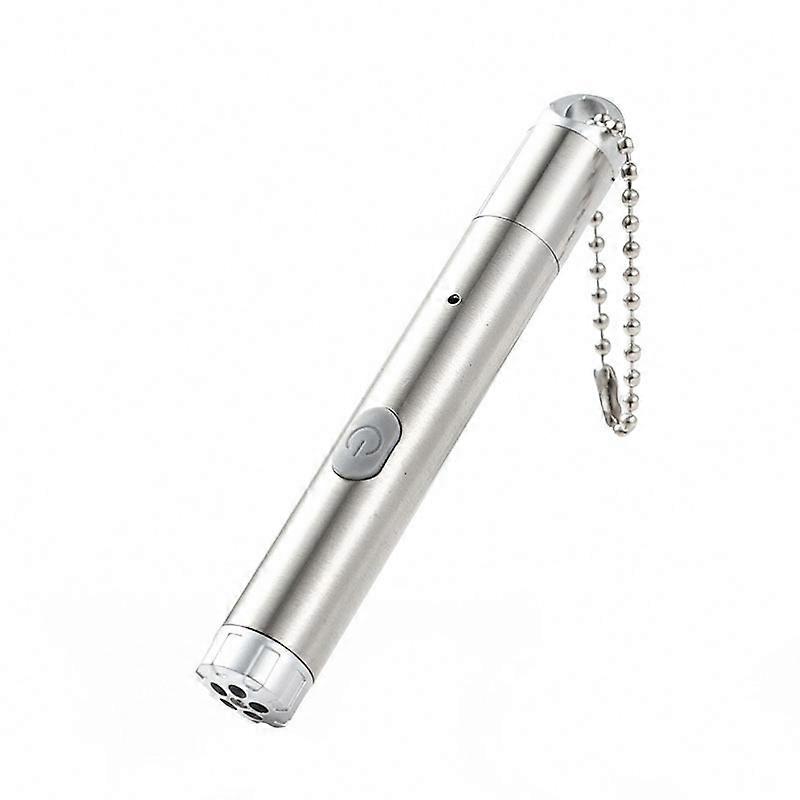 Cat Toy USB Rechargeable Laser Pointer Flashlight with UV Light