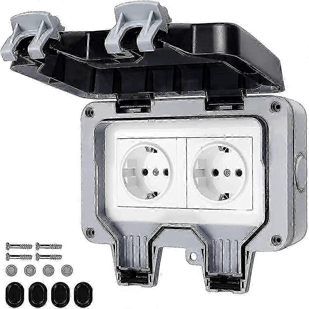 Outdoor Socket, Dustproof, Outdoor Wall Socket, Weatherproof, High Performance