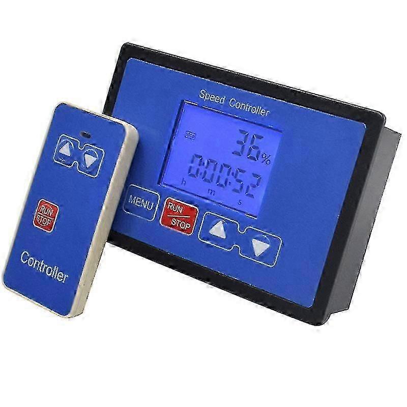 Lcd Smart Digital Display Tachometer Adjustable 30a Pwm Dc Motor Speed Controller Timing Remote Con