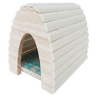 Nid de dissipation de chaleur pour hamster, conçu pour les petits animaux, 1 pièce en bois blanc