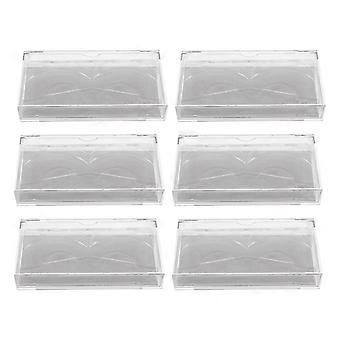 False Eyelash Case Drawer Style for Storage 12Pcs Silver Portable Organizer