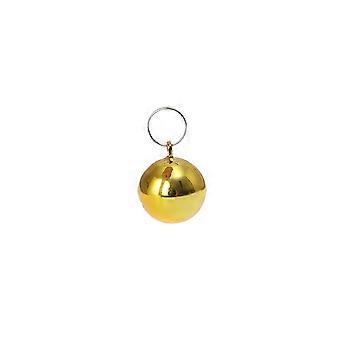 Pet Bells 3Pcs Brass Bells for Puppy Collar Decoration Golden
