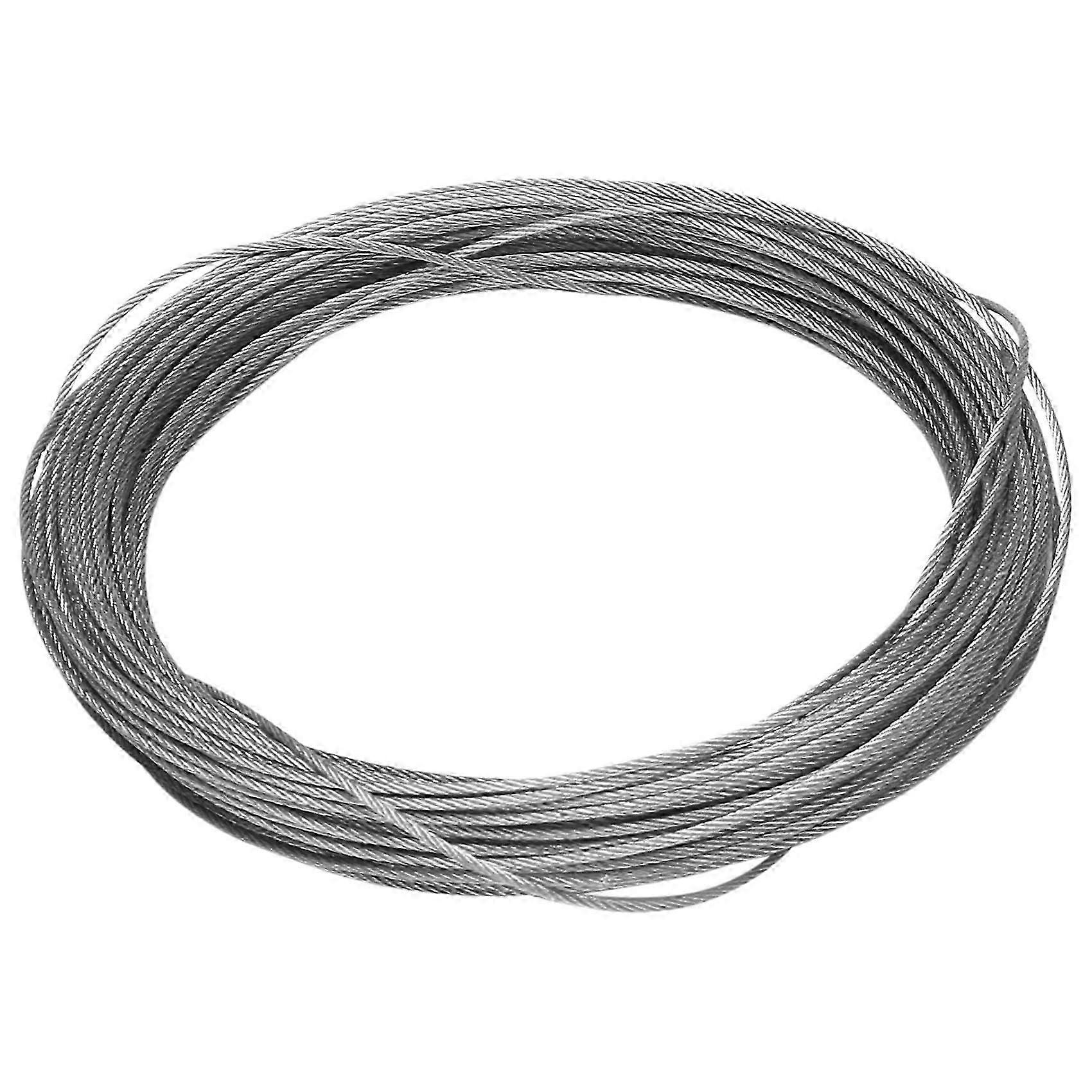 STAINLESS Steel Wire Rope Cable Rigging Extra, Length:15m Diameter:1.0mm