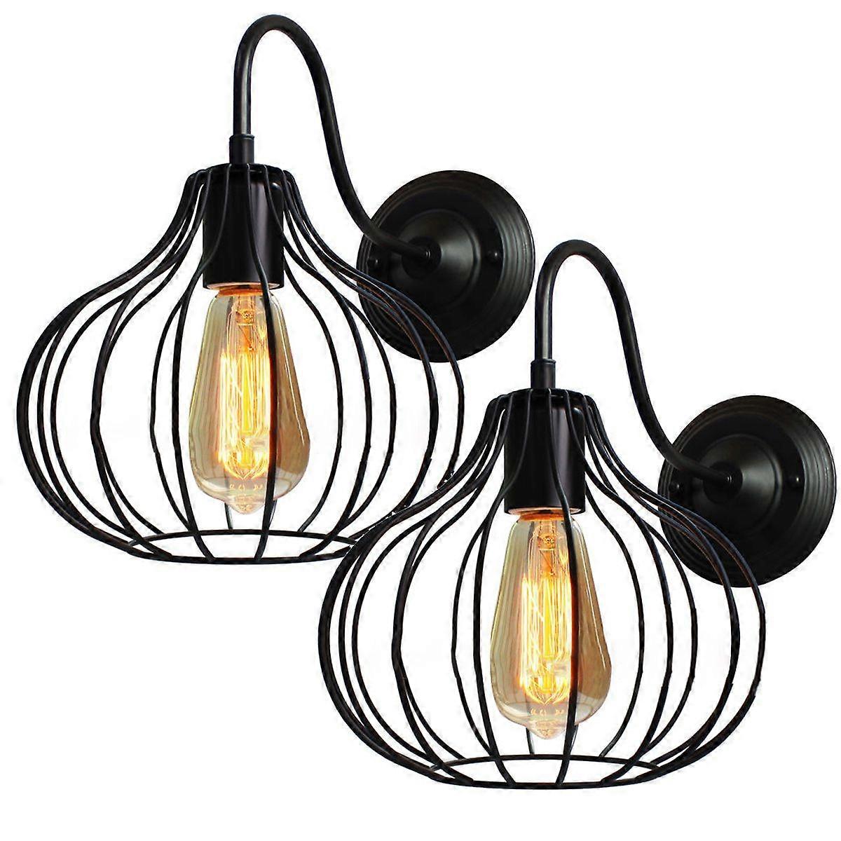 Matte Black Rustic Industrial Wall Sconce