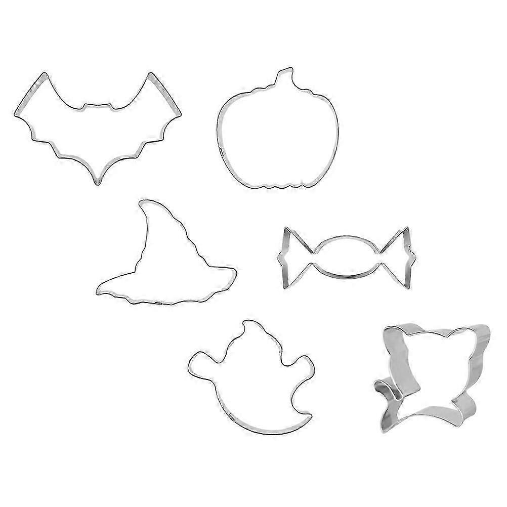 Halloween Cookie Cutter 18Pcs Silver Baking Cookie Mold Tools