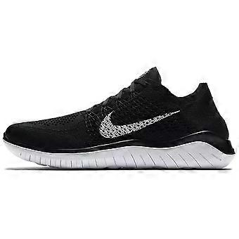 Nike Free Rn Flyknit 2018 Zwart Wit 942838-001