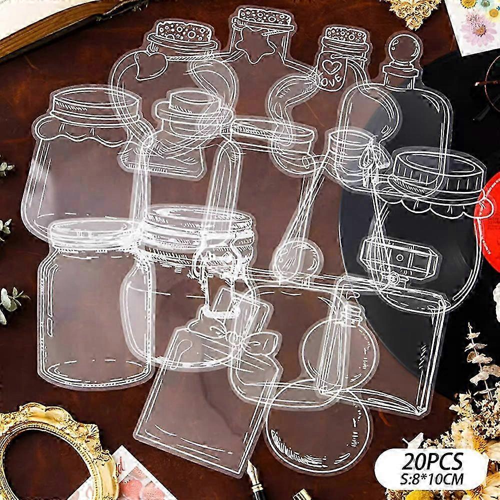 Transparent Pressed Flower Bookmarks