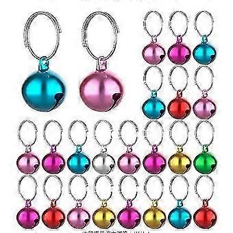 24 clochettes métalliques pour colliers d'animaux