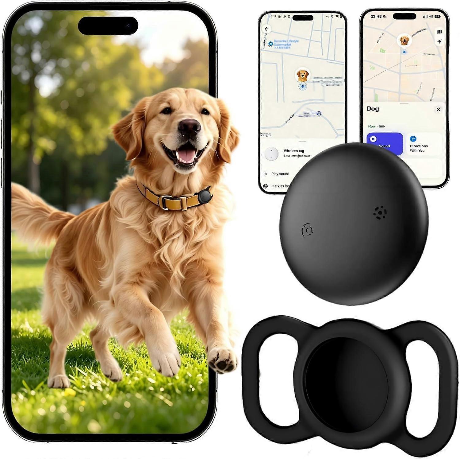 Dog Tracker Collar (iOS & Android) - Smart Activity Real-Time Tracking
