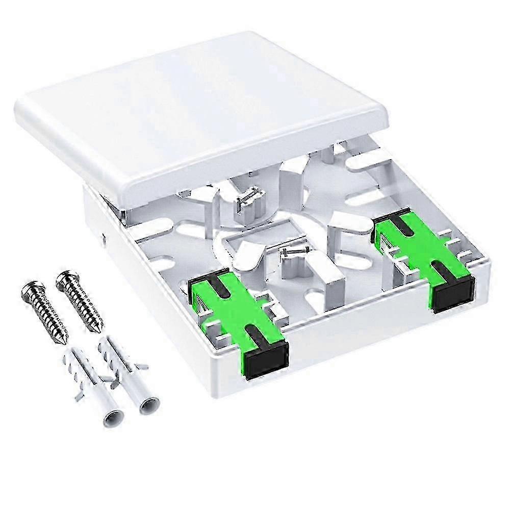 SC APC 2-Core Fiber Termination Box