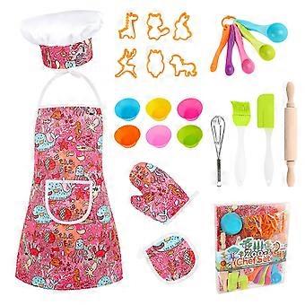 Adjustable Kids Chef Baking Play Set