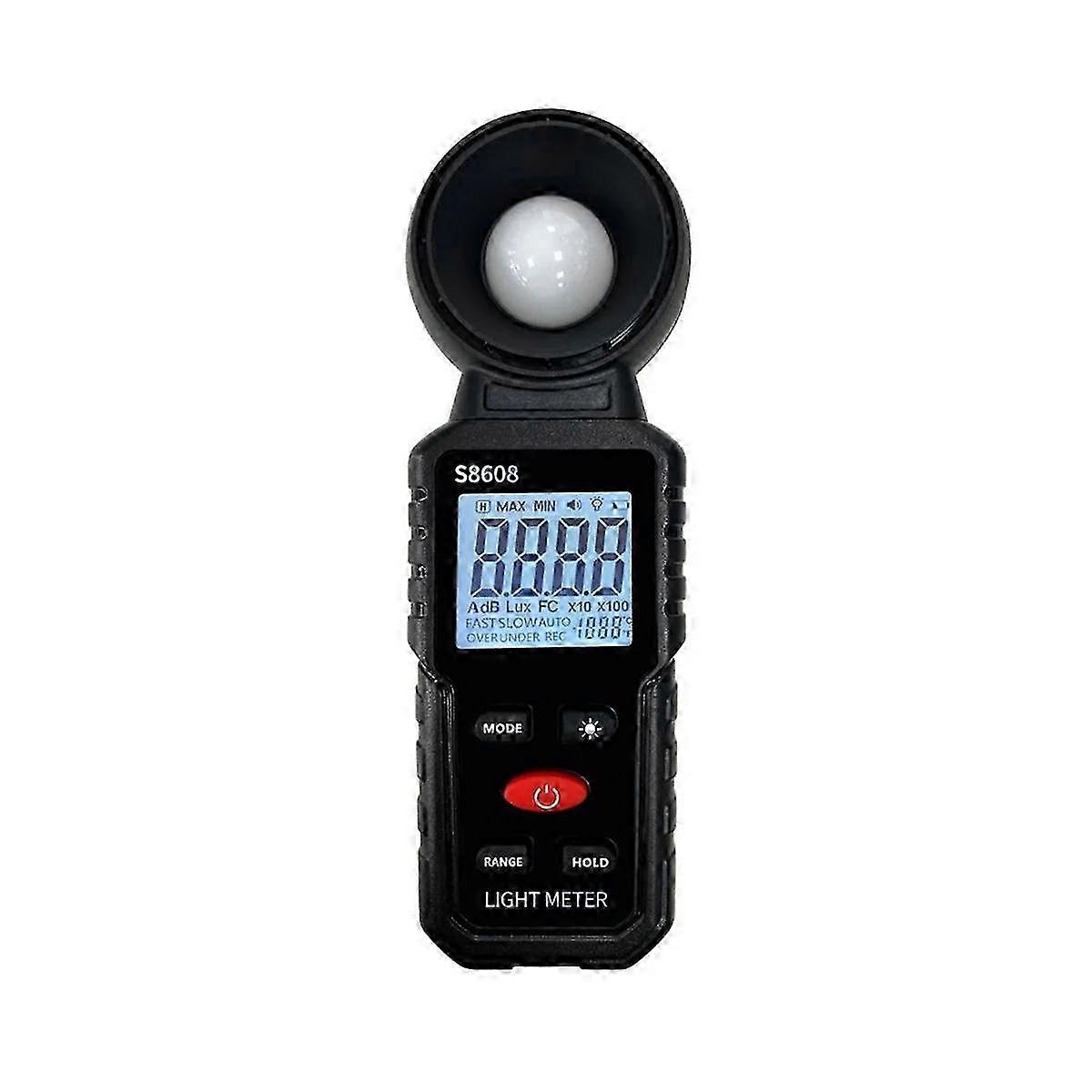 Wide-Range Digital Luxmeter 200k Lux