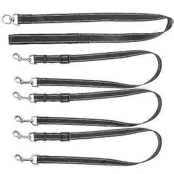 Heavy-Duty Dog Leash Reflective Triple Lead for Walking Dogs 3 Way