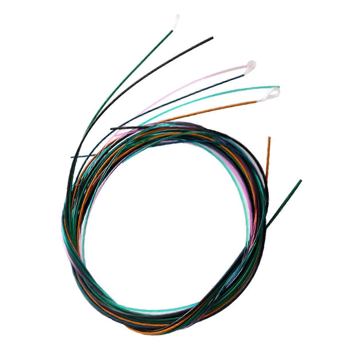 Acoustic Guitar Strings Set 6 String Durable Replacement Restore Clear Tone Easy Install Gift Ready