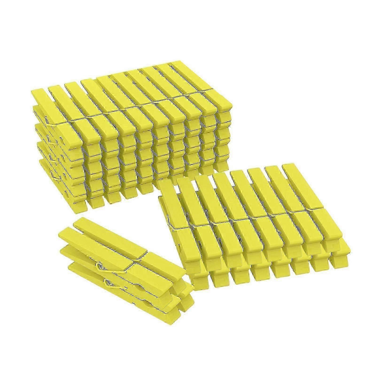 Lightweight Solid-Wood Clothespins 50Pcs