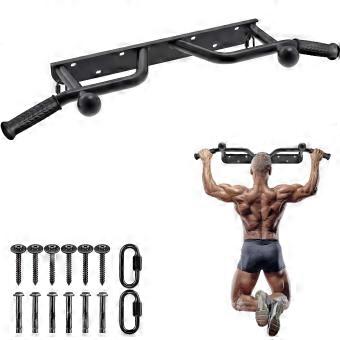 Pull Up Bar Wall Mount Heavy Duty met Weerstand Band Haken, Stevige Bouw 500 lbs