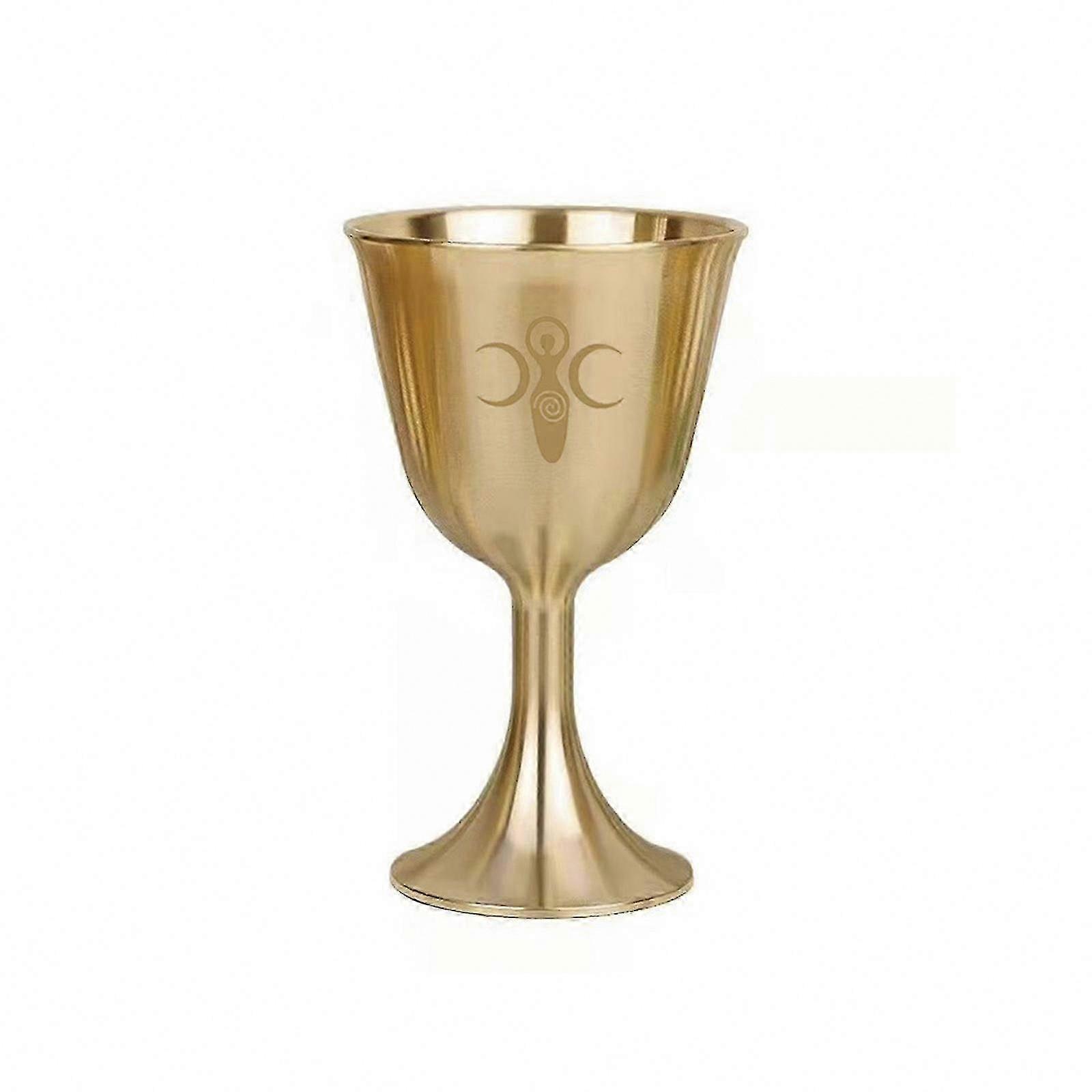 Copper Fabric Triple Moon Goblet