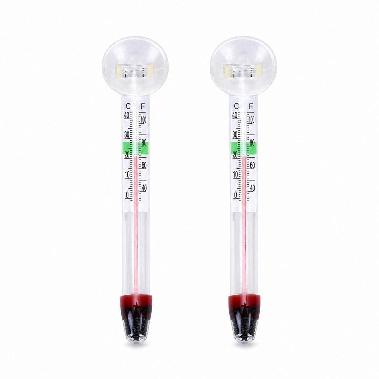 Fish Tank Temperature Meter, Floating Thermometer, for Terrariums