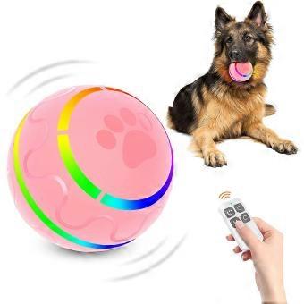 Dog Toys Ball Smart Interactive Remote Control Dog Chew Toys With Led Lights 088.