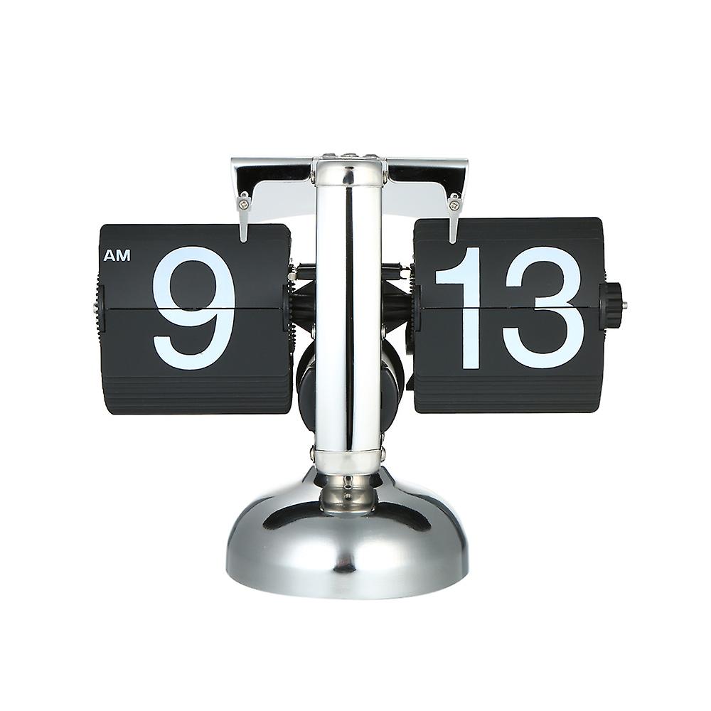 Small Scale Table Clock Retro Flip Over Clock