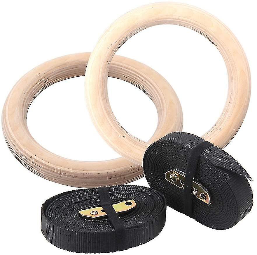 2x Anéis de Ginástica Anéis de Ginástica Anéis de Ginástica Com Adjable Nylon Ss