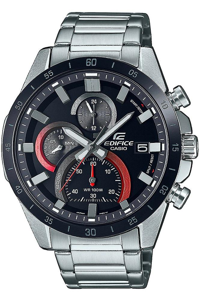 CASIO byggnad EFR-571DB-1A1VUEF - Rostfritt stål hankvartskronograf
