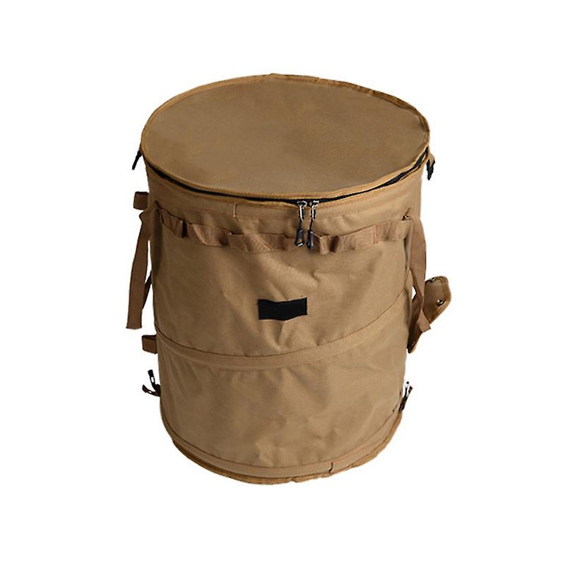 Camping Garbage Storage Trash Bag Portable Foldable Pop-up Garden Trash Can Outdoor Collapsible Garden Leaf Trash Can