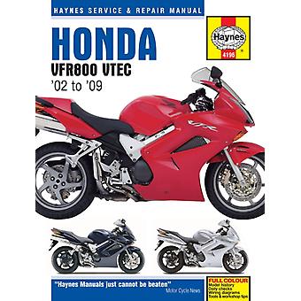 Honda Vfr V-tec V-fours 02 - 09 Haynes Repair Manual - Haynes Publishing