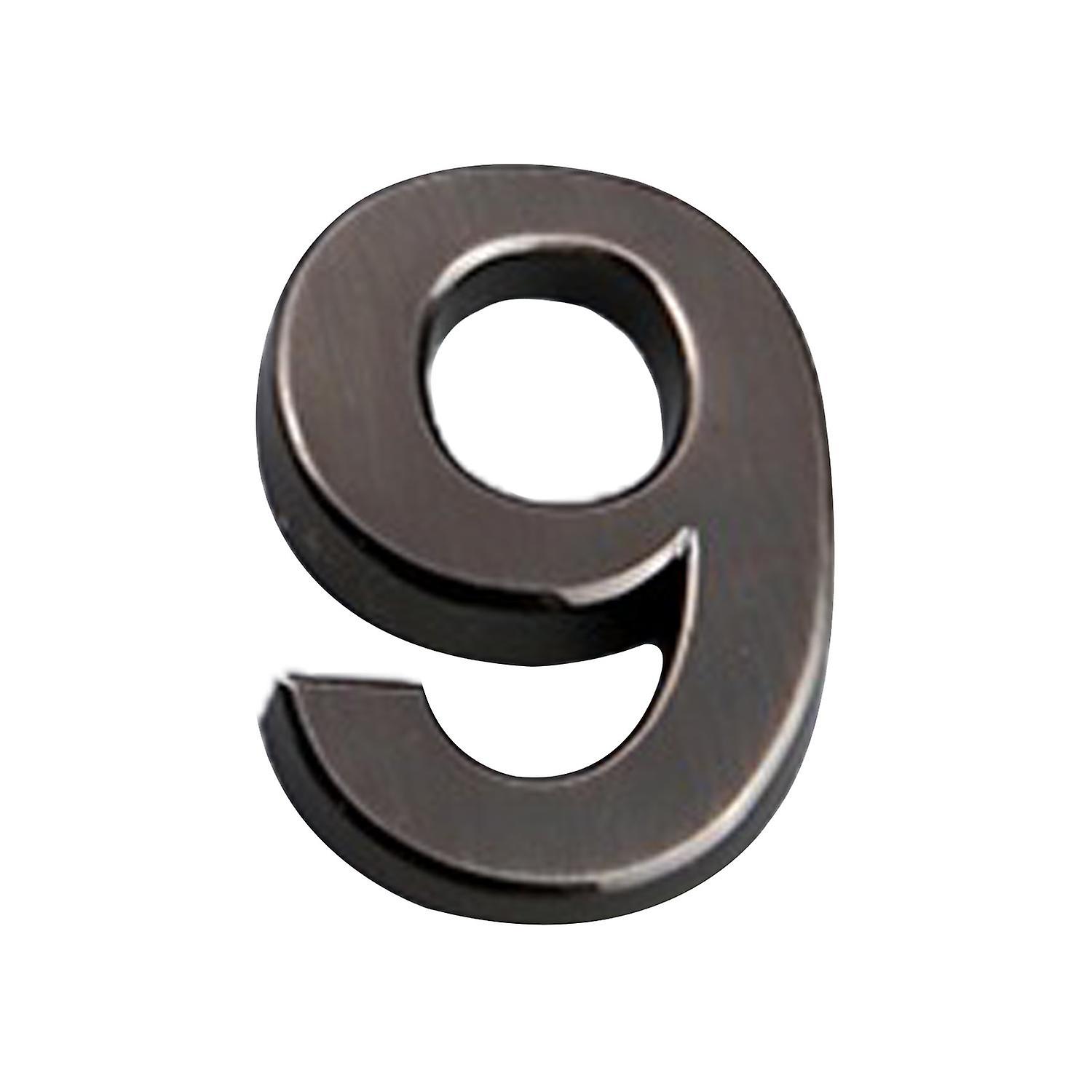 Address Number Self Adhesive Corrosion Resistant ABS 0-9 3D Numbers Door Plaques for Home