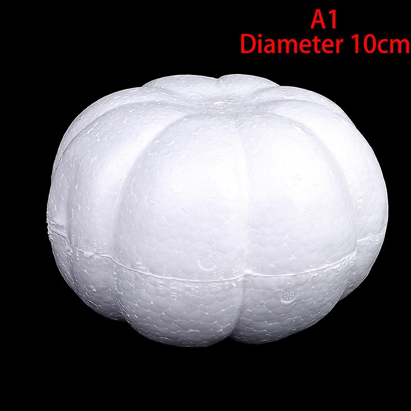 Foam Pumpkin White Blank Halloween Christmas Simulation Pumpkin Atificial Foam Pumpkins Realistic Handmade Atificial Decorative Foam Pumpkin Kids Frie