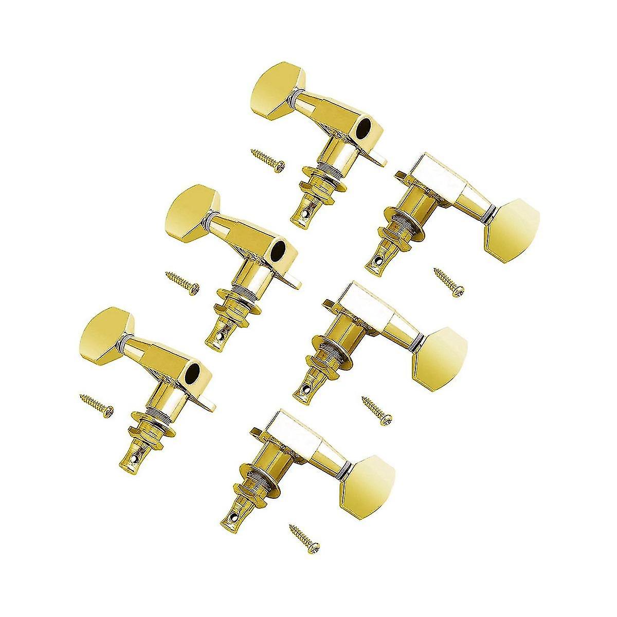 Sealed String Tuning Pegs Tuning Machines Heads Tuners Tuning Keys 3 Left 3 Right For Acoustic Guit
