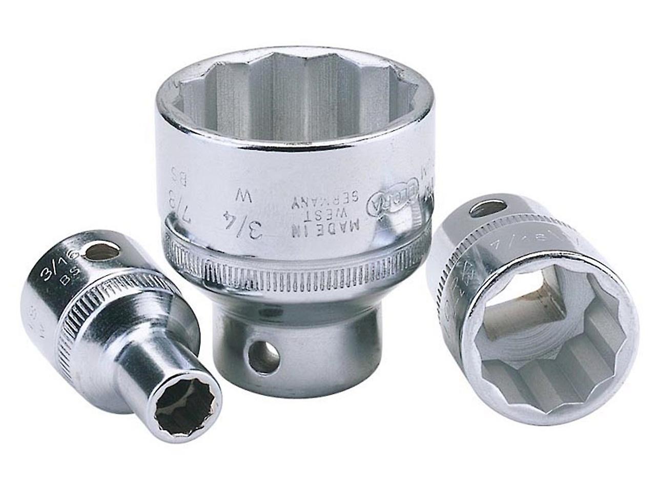 Draper 770-Lw 3/8Bsw 1/2 Square Drive Elora Bi-Hexagon Socket