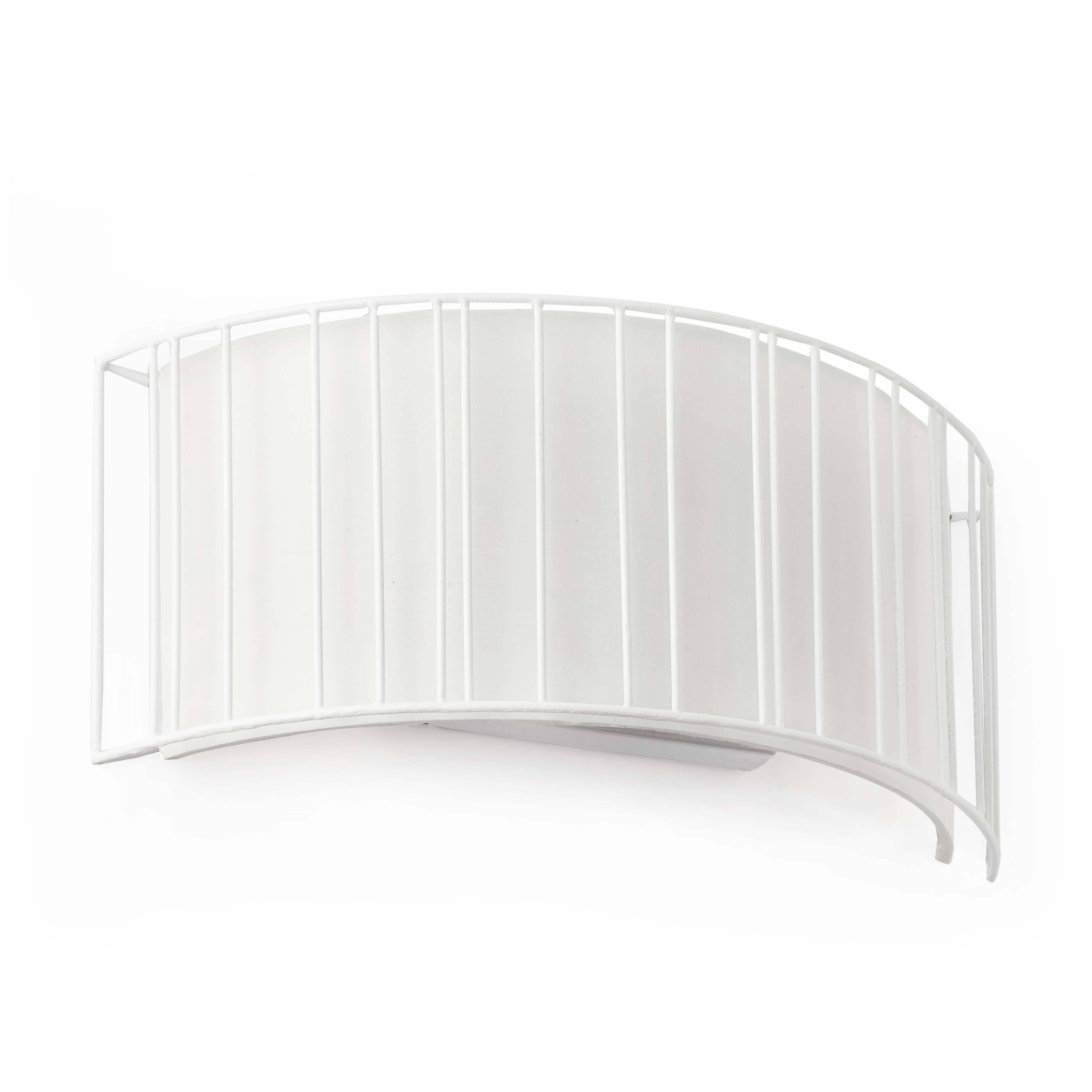 Faro Linda - 2 Light Indoor Wall Light White with Shade, E27