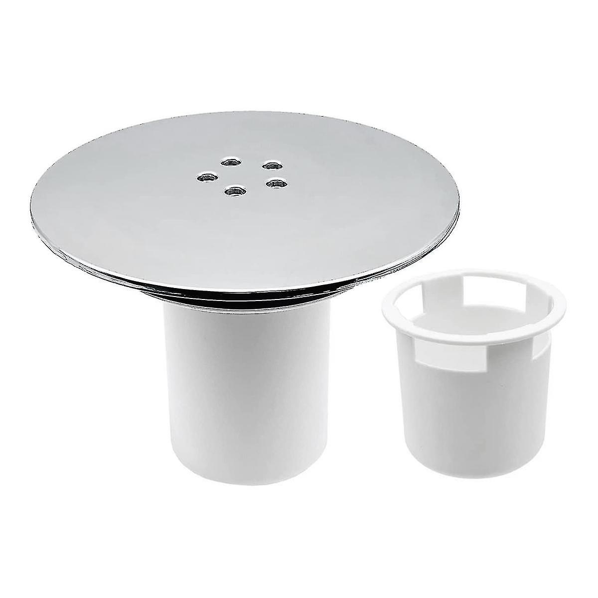 Duschfälla Skydd, Duschplugg Hålskydd 90mm / 115mm Plugg Dränering Ersättningshål Förkromad Fini-YUHAO