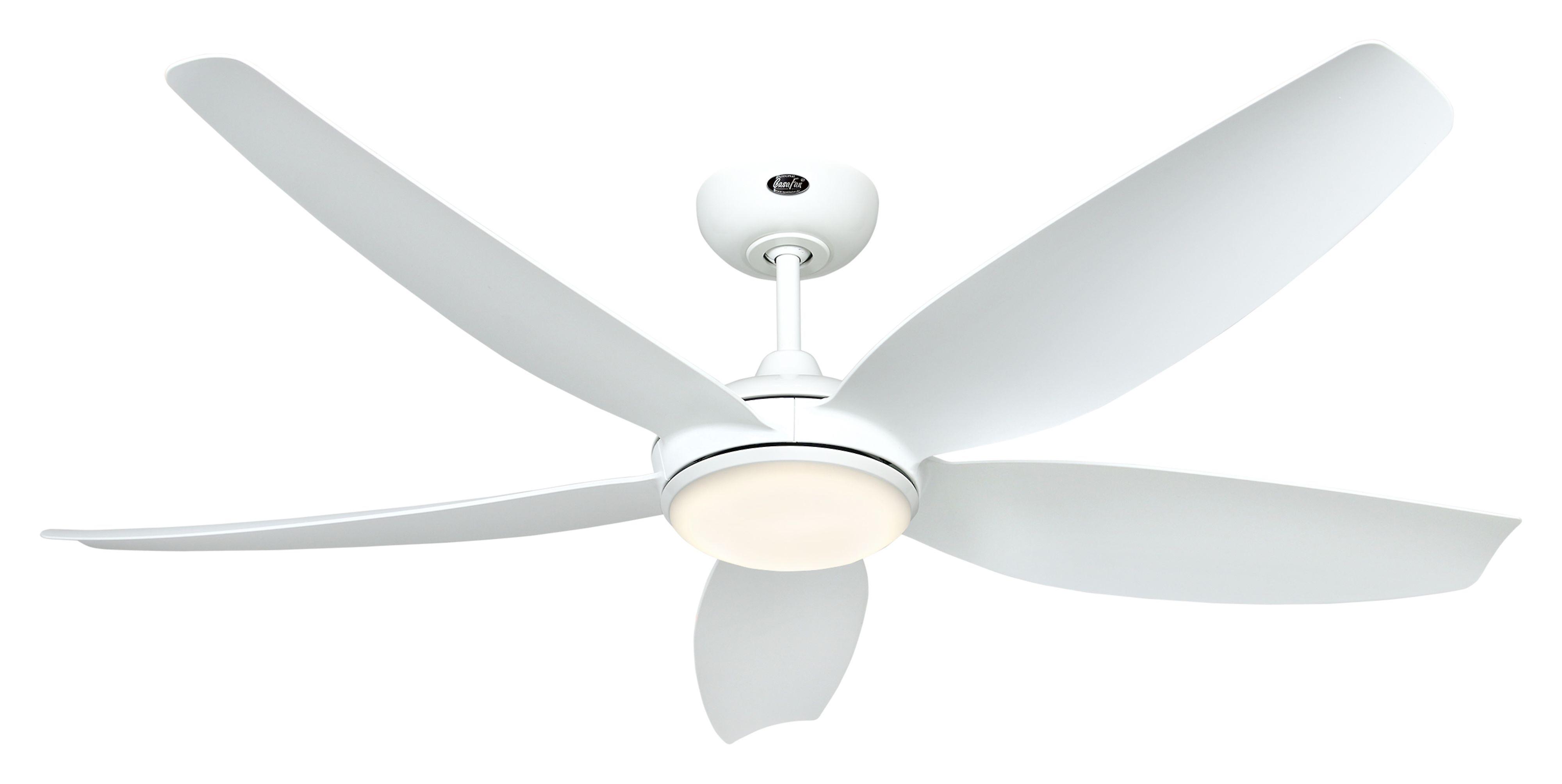Energy-saving ceiling fan Eco Volare 142 WE-WE with LED